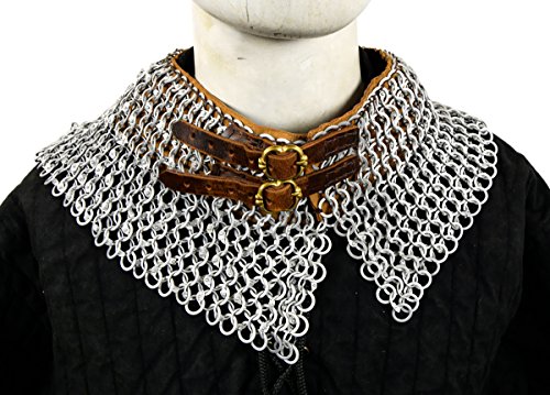 Aluminum Chainmail Standard-Bishop's Mantle-Round Rings and Alternat Flat Rings