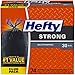 Hefty Strong Multipurpose Large Trash Bags, 30 Gallon, 74 Count primary
