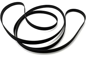 Rubber Drive Belt 4mm Width 165-310mm Length for Turntables, Gramophone, Phonograph Replacement(Fold Length 175mm)