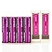 V Force - IMR 18650 2600MAH 40A 3.7V FT Purple batteries | 4-Pack | NEW PACKAGE IN SINGLE PVC CASE authentic original lithium flat top high drain li-ion rechargeable battery