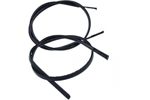 BAYYEE 2Pcs Roof Drip Moulding Side Finish Strip Front Left Driver and Right Passenger Side Fits for Toyota Yaris Hatchback 2014 2015 2016 2017 2018 75551-0D132