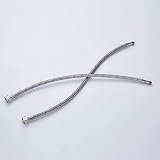Heable Pack of 2 Kitchen Basin Monobloc Mixer Tap Connectors 500mm Silver view 4