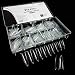 BeYou Clear Stiletto 500pcs Artificial Fake Nail Tips 10 Sizes 27512 for Nail Salons