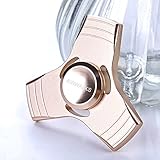 Fidget Spinner, AIRWALKS Tri-Spinner EDC Fidget Toy, Ultra Smooth & Durable, Best Stress Reducer for Kids & Adults, Spin 1-3min, NO Clean with Water (Rose Gold)