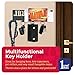 Decorative Wall Mounted Key Holder | Modern Key Holder with 4 Hooks | Keyring Holder | Hanging Key Rack with Hooks | Forgetting is Normal. Stop Losing Your Keys with Our Solution.