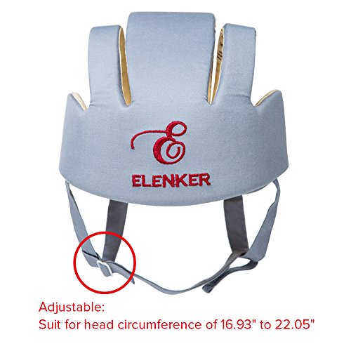 Baby Adjustable Safety Helmet Children Headguard Infant Protective Harnesses Cap Gray