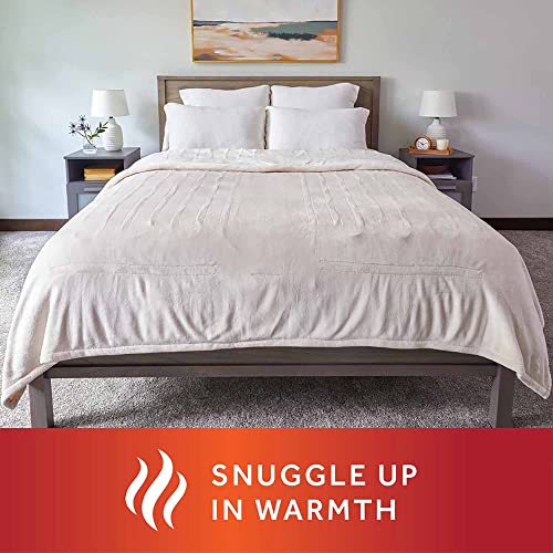 Sunbeam Royal Posh Champagne Heated Blanket Full Pricepulse