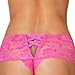 LoveFifi Women's Hip -Hugging Split Personality Crotchless Panty