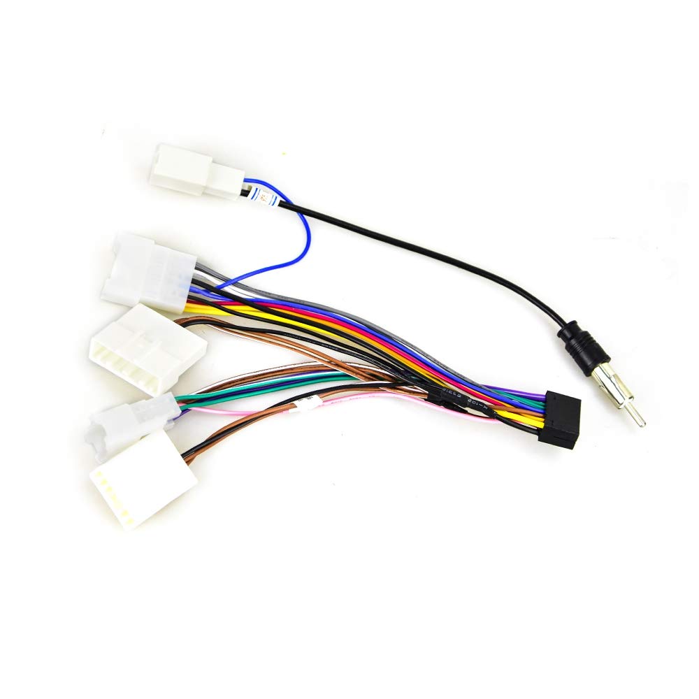 Car Stereo Radio Power Wire Harness Cable For Toyota dedicated 16 Pin Lead Wiring Loom Power Adapter Wire Radio Connector For Car Stereo CD Player Plug