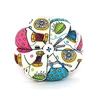 OKOK Wrist Pin cushion Pumpkin Shape Wearable Needle Pin Cushions with Wrist Band for Sewing Work