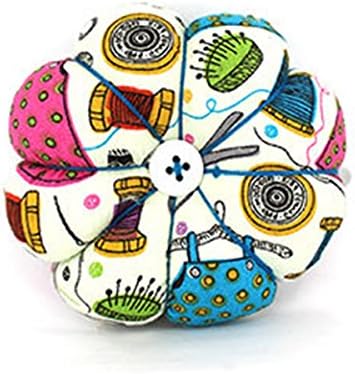 OKOK Wrist Pin cushion Pumpkin Shape Wearable Needle Pin Cushions with Wrist Band for Sewing Work