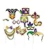 Mardi Gras Costume Props 4E's Novelty + Bonus sticker