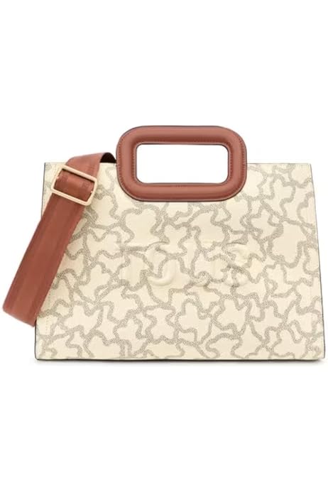 Bolso Mediano TOUS Poppy Beige - Estilo Elegante Para Mujer