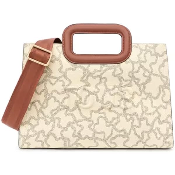 Sac à Main Tous Bowling Buckles Soft - Modèle Taupe Gris - Double Poignée, Fermeture Éclair - Pour Femme