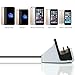 Stouch iPhone Charging Dock Station, Lightning Charging Dock Compatible Apple iPhone 8, iPhone X, iPhone 7/7 Plus 6 6S Plus 5 5S Retail Packaging (Silver)
