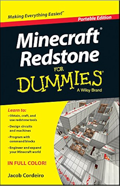 Amazon Com Minecraft Redstone For Dummies For Dummies Computers Ebook Cordeiro Jacob Kindle Store