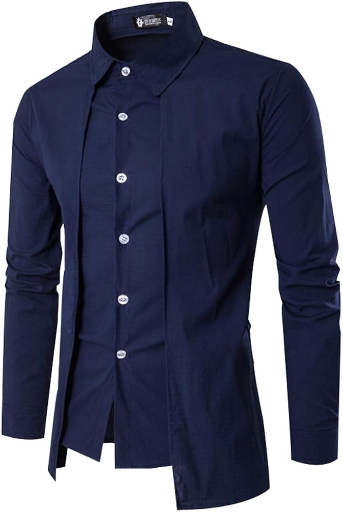 Herrenhemden Langarm Herren Hemden Slim Fit Button Down Hemd Männer ...