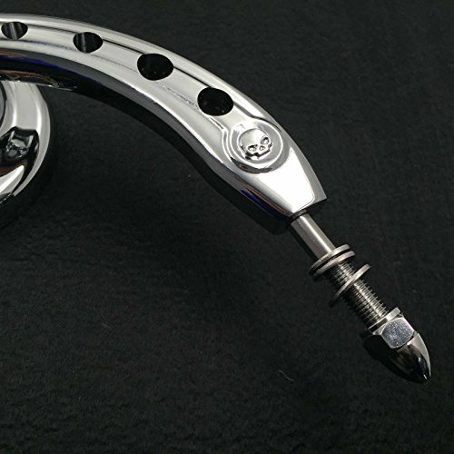 image for HTT Motorcycle Chrome Raindrop Side Mirrors For 1984 and up Harley Dav