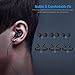 AMIR Criacr Bluetooth Headphones, Wireless Sport in-Ear Earbuds with Ergonomic Design, Hi-Fi Stereo Sound Noise Reduction Microphone-Black, Sweatproof Waterproof Earphones with Magnetic Attachment