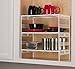 Grayline 40916, Large Adjustable Upper Cabinet Helper Shelf, White