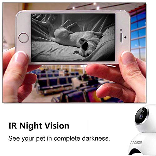 TOOGE Pet Dog Camera Wireless Home Security Camera FHD WiFi Indoor