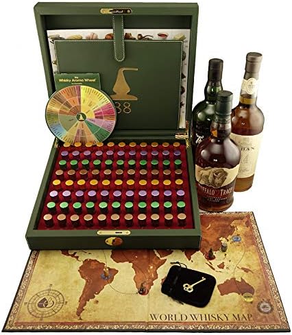 Master Whisky Aroma Kit - 88 Whisky Aromas (Board Game and Whisky Aroma Wheel Included)
