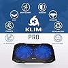 KLIM-Pro-The-Laptop-Cooler-for-Professionals-Laptop-PC-Support-Easy-to-Carry-10-to-156-Extra-USB-port-New-2021-Version-Black KLIM Pro - The Laptop Cooling Pad for Professionals - NEW 2023 - Light Compact Easy to Carry Durable - 10” to 15.6…