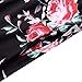 AMZ PLUS Plus Size Long Sleeve Floral Sweater Dress With Pocket Pullover Hoodies For Women