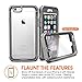 iPhone 6s Plus Case, roocase [Glacier TOUGH] iPhone 6 Plus (5.5-inch) Hybrid Scratch Resistant Clear PC / TPU Armor Full Body Protection Case Cover with Built-in Screen Protector for Apple iPhone 6 Plus, Fossil Gold