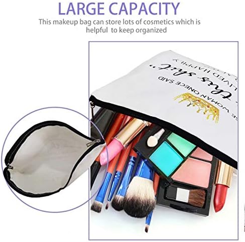 Makeup Cosmetic Bags for Women - Luck This S-hit - Funny Travel Bags Cotton Zipper Pouch for Birthday Retirement Birthday Anniversary Commemorative gifts 3 Makeup Cosmetic Bags for Women - Luck This S-hit - Funny Travel Bags Cotton Zipper Pouch for Birthday Retirement Birthday Anniversary Commemorative gifts