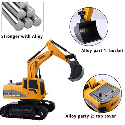 6CH Remote Control Excavator for Boys Remote Control Truck RC Tractor