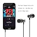 in-Ear Earbuds Earphones Headphones, Acode 3.5mm Metal Housing Magnetic Best Wired Bass Stereo Headset Built-in Mic/Hands-free/Volume Control+Carrying Case+3 Pair Earbuds (Black)