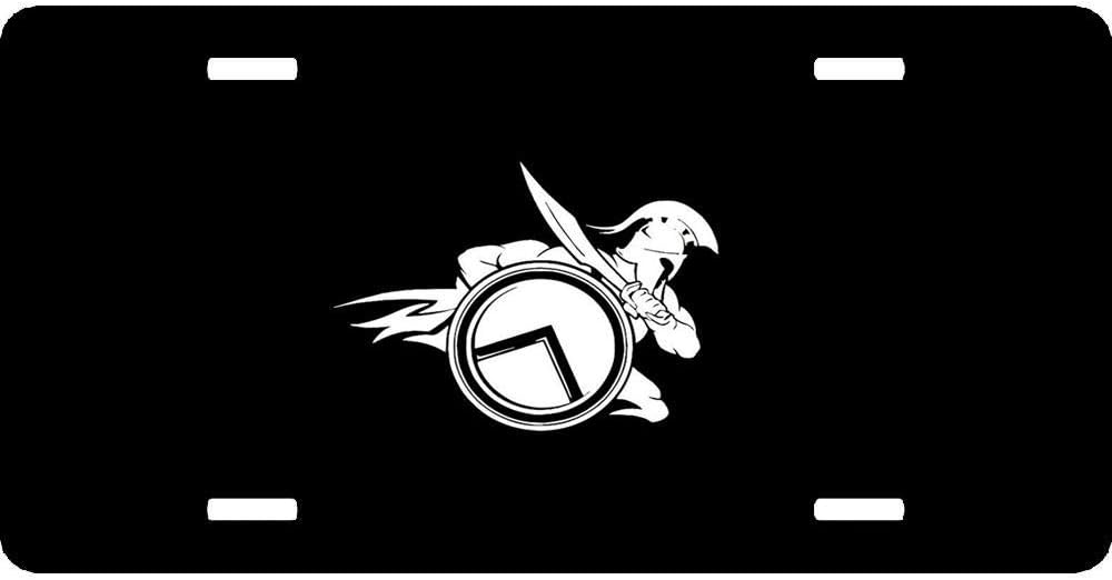 Interesting License Plate Frame Cover 12 x 6 Inch Aluminum Metal 4 Holes & Screws for US & Canada Vehicles