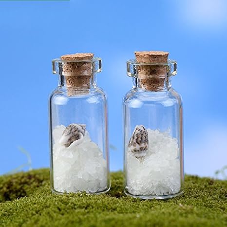 Amazon Com Bazaar 3 5cm Fluorescent Wishing Glass Bottle With