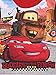 Disney Cars Toddler Boys 3 Piece Shorts Pajamas Set (4T, Red/Black)