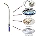 DMCSHOP Hydro Jet Power Washer Wand – High Pressure Water Hose Attachment Nozzle, Flexible Glass Cleaner, Extendable Garden Watering Sprayer for Hurricane Storm, 27Inch, 2 Tips.