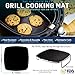Air Fryer Small Parchment Paper Sheets Compatible with Instant Pot, Ninja, Bella, Natural Unbleached Steaming Paper, Hamburger Patty Pre-Cut Liners, Heavy Duty and Non Stick
