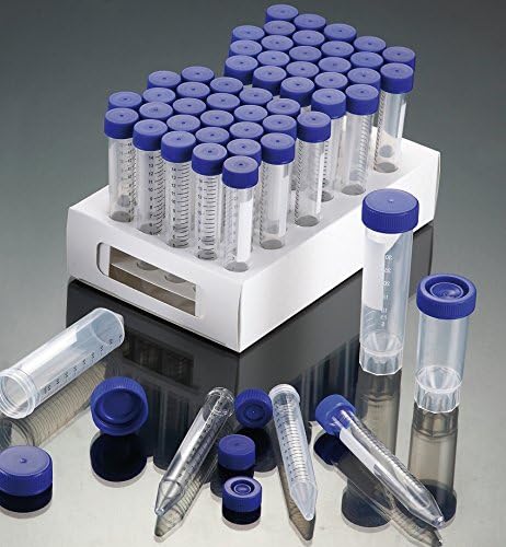 SLS Select SLS8103 Conical Centrifuge Tube, DNase and RNase free, Racks of 10 x 96, Sterile, 15 mL (Pack of 78)