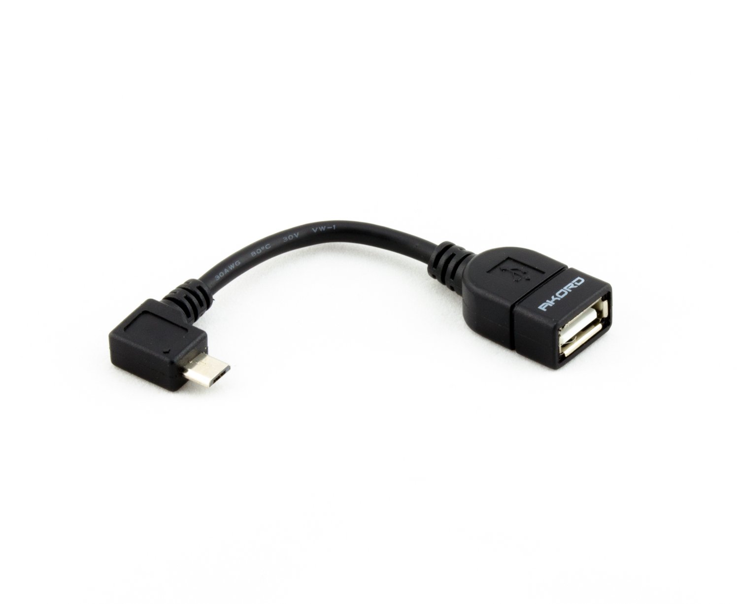 USB 2.0 A female to Micro USB B male Adapter Cable With OTG Function
