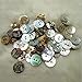 Funnytoday365 100Pcs Lot 10Mm Round Shell Sewing Buttons 2 Hole Button Natural Shell Buttons Color Japan Mother Of Pearl Mop