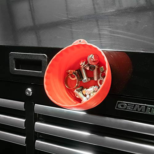 OEM TOOLS 25333 Red Nut Cup, Bowls for Holding Nuts
