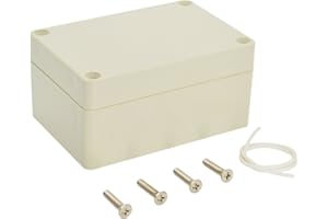 LeMotech Waterproof Dustproof IP65 ABS Plastic Junction Box Universal Electric Project Enclosure Pale Gray 3.9 x 2.7 x 2 inch