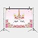 Qian Unicorn Themed Photo Backdrop Birthday Party Background Baby Shower Dessert Table 7x5ft