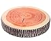 ODN Creative Natural Wood Design Round Soft Chair Cushion Pillows Head Lumbar Rest Pillow Home Couch Decorative Pillow