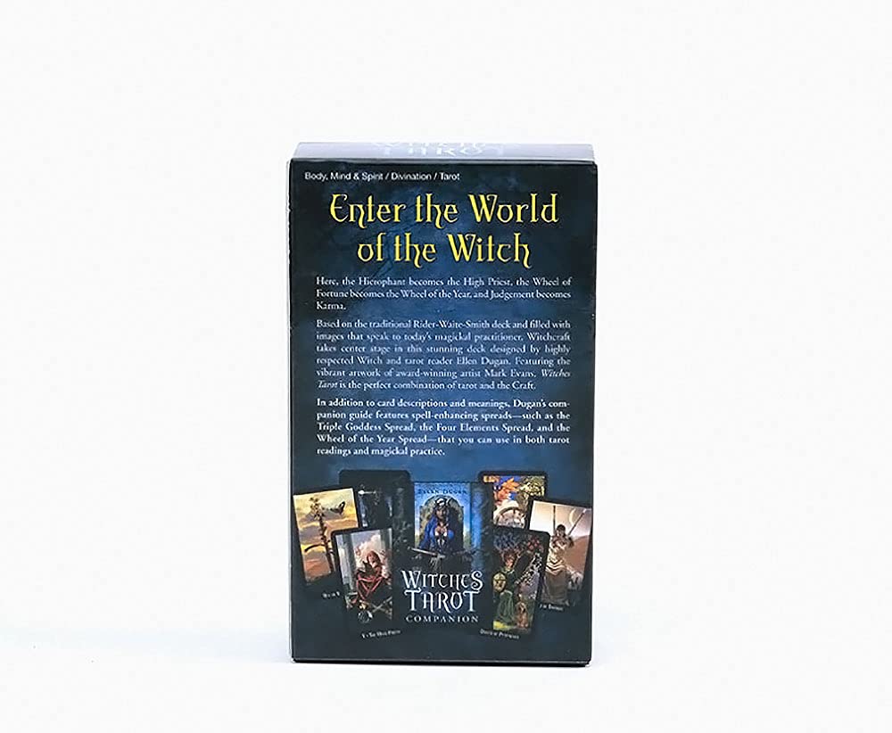 Fankexi Tarots Cards Deck,Witches Tarot Cards Sets Deck, E-Guide to Psychic Tarot Reading, Fate Divination Tarot Meanings for Beginners to Advanced