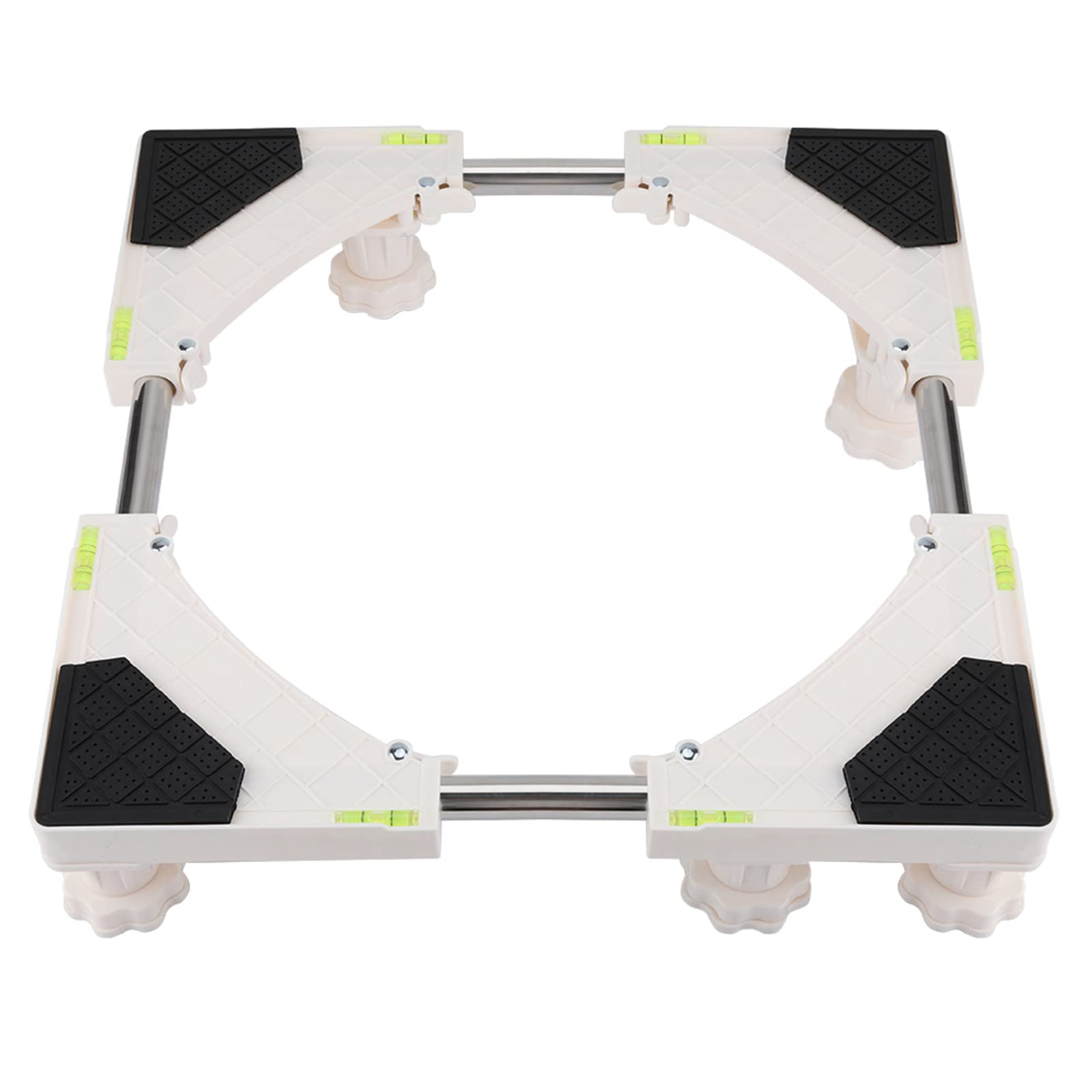 FTVOGUE Heavy Duty 4/8 Feet Adjustable Washing Machine Base Stand Refrigerator Holder Bracket Fridge Base Stand Mobile Bases(8 Feet)