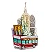 Kurt Adler New York City Cityscape, 5.53-inch Height, Multicolor, Glass Ornament