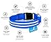 Ultimate LED Dog Collar – USB Rechargeable, Cable Included, 5 Awesome Colors. Ultra Bright, Durable, Made to Last. Make Your Dog More Visible at Night. (Medium Blue)