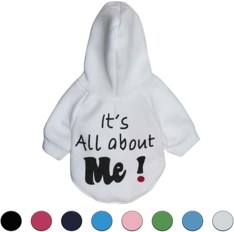 Ollypet Pet Clothes Puppy Sweater for Small Dogs Cute Teacup Chihuahua Yorkie Fleece Hoodie Clothing for Winter