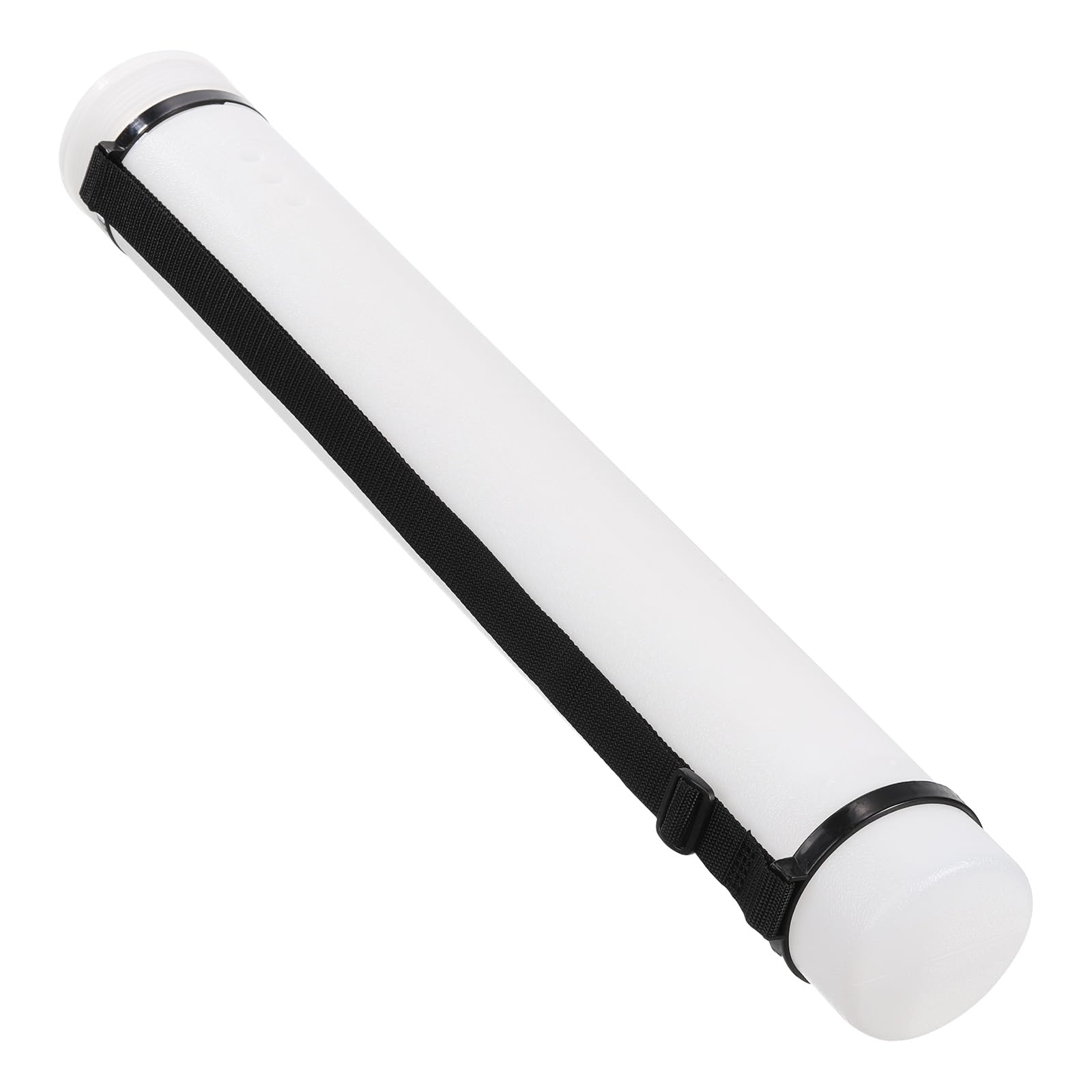 PATIKIL Extendable Poster Tubes with Strap, Expand from 24.8" to 42.5" Art Document Storage Carry Tubes for Blueprints Drawings Art, White